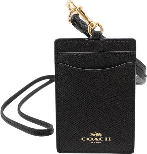 coach lanyard card holder